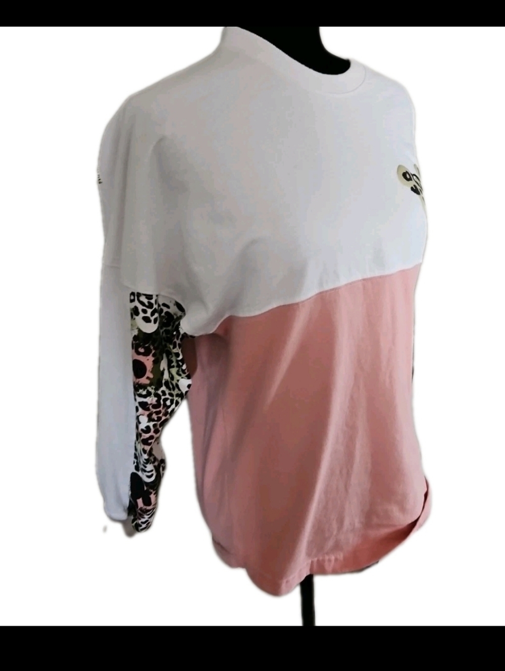 Disney Womens Wild About Disney Animal Print Spirit Jersey XS - Picture 3 of 13